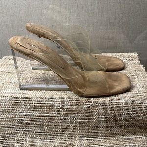 Jeffrey Campbell Lucite Wedge Heel